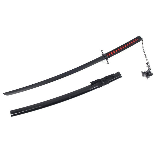 Bleach Sword Ichigo Hex Tensa Zangetsu Wooden Bamboo Blade Cosplay - NEXTLEVELUK