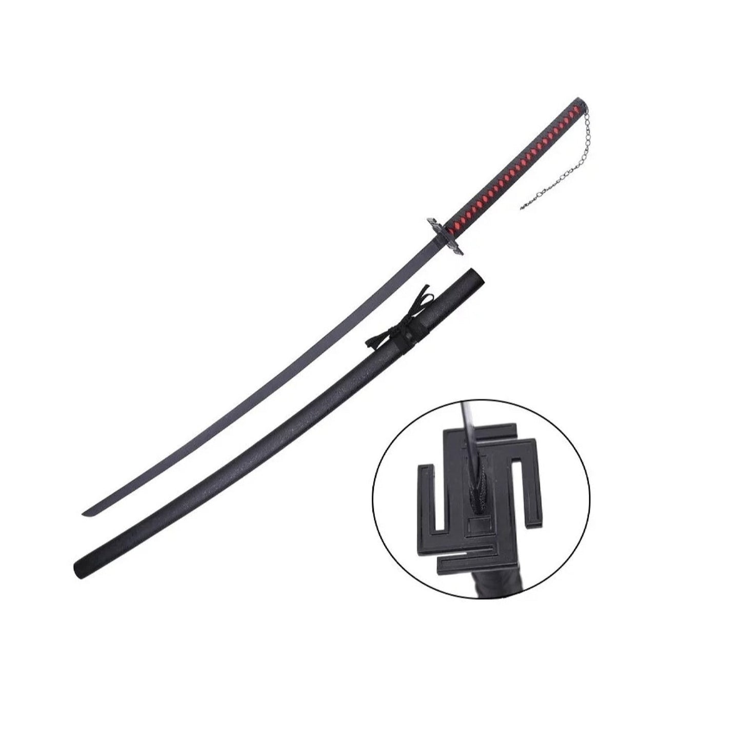 Bleach Sword Ichigo Tensa Zangetsu Wooden Sword Prop 140cm XL Replica - NEXTLEVELUK