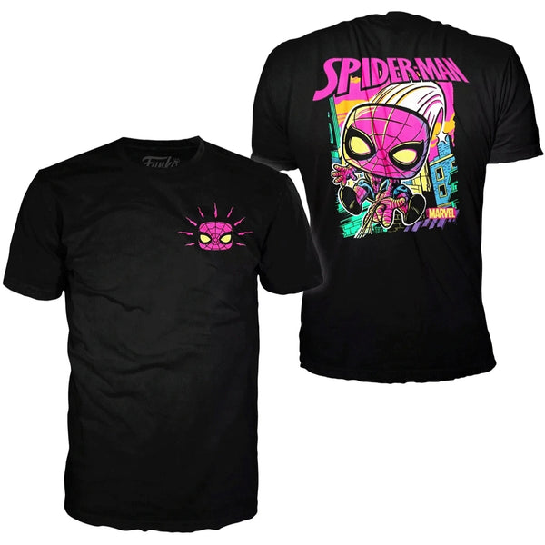 Funko POP! Marvel Black Light Spider-Man T-Shirt