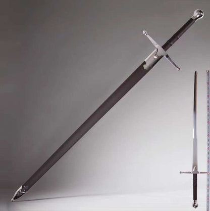 Braveheart William Wallace's Metal Claymore Sword with Scabbard