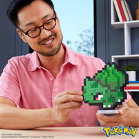 MEGA Pokémon Bulbasaur Retro Pixel Art Building Set HTH75 DAMAGED BOX
