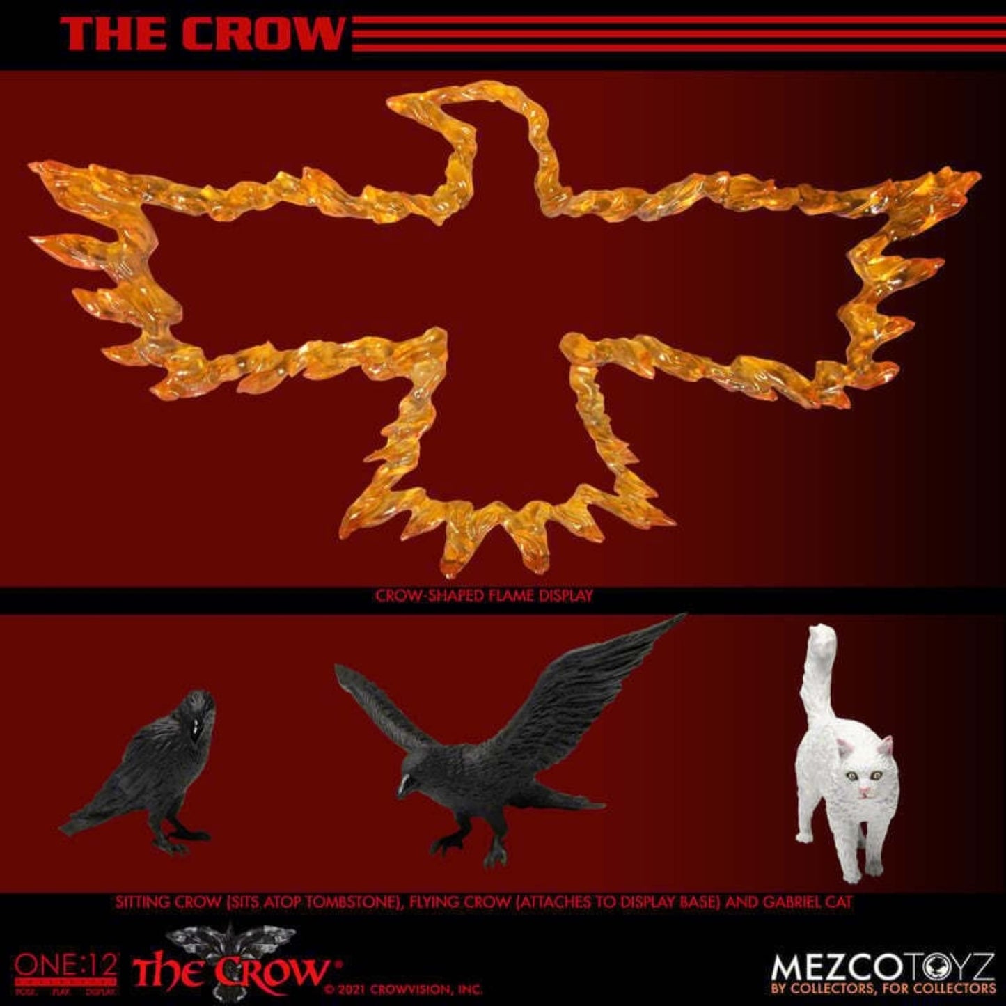 Mezco One:12 Collective The Crow Deluxe Action Figure