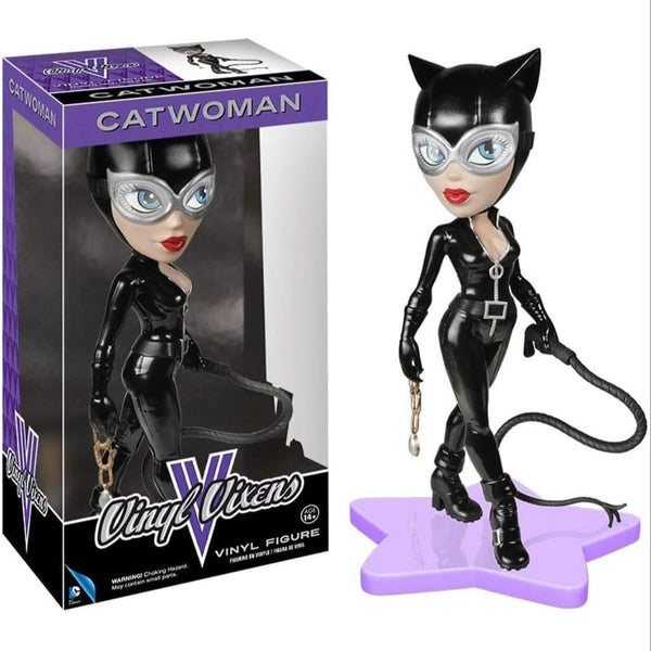 Catwoman Vinyl Vixens Classic DC Funko Action Figure DAMAGED BOX
