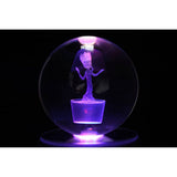 Character Glass Crystal Ball Groot Night Light 8cm XL Size
