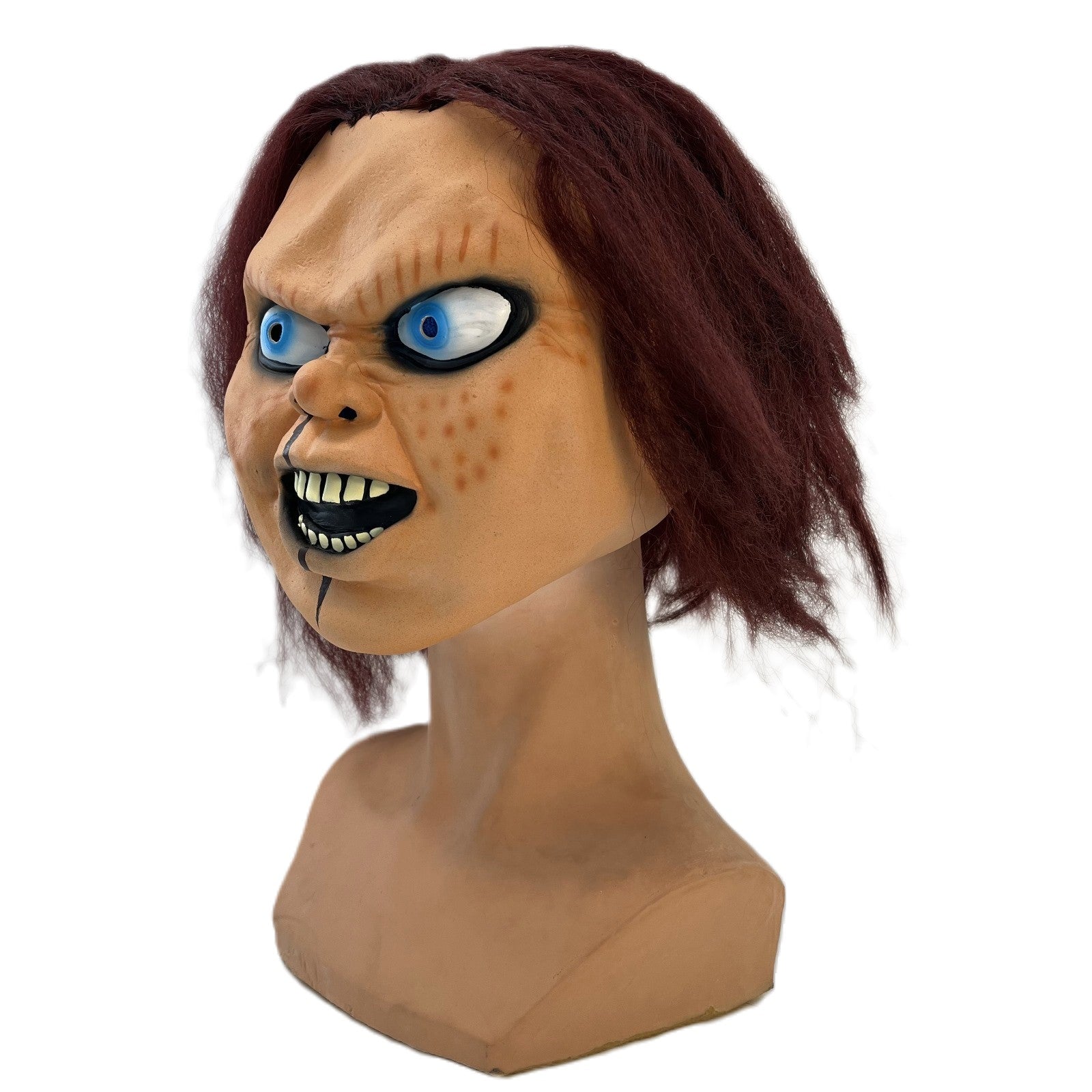 Chucky Mask Latex Cosplay Prop Replica for Halloween & Role Play - NEXTLEVELUK
