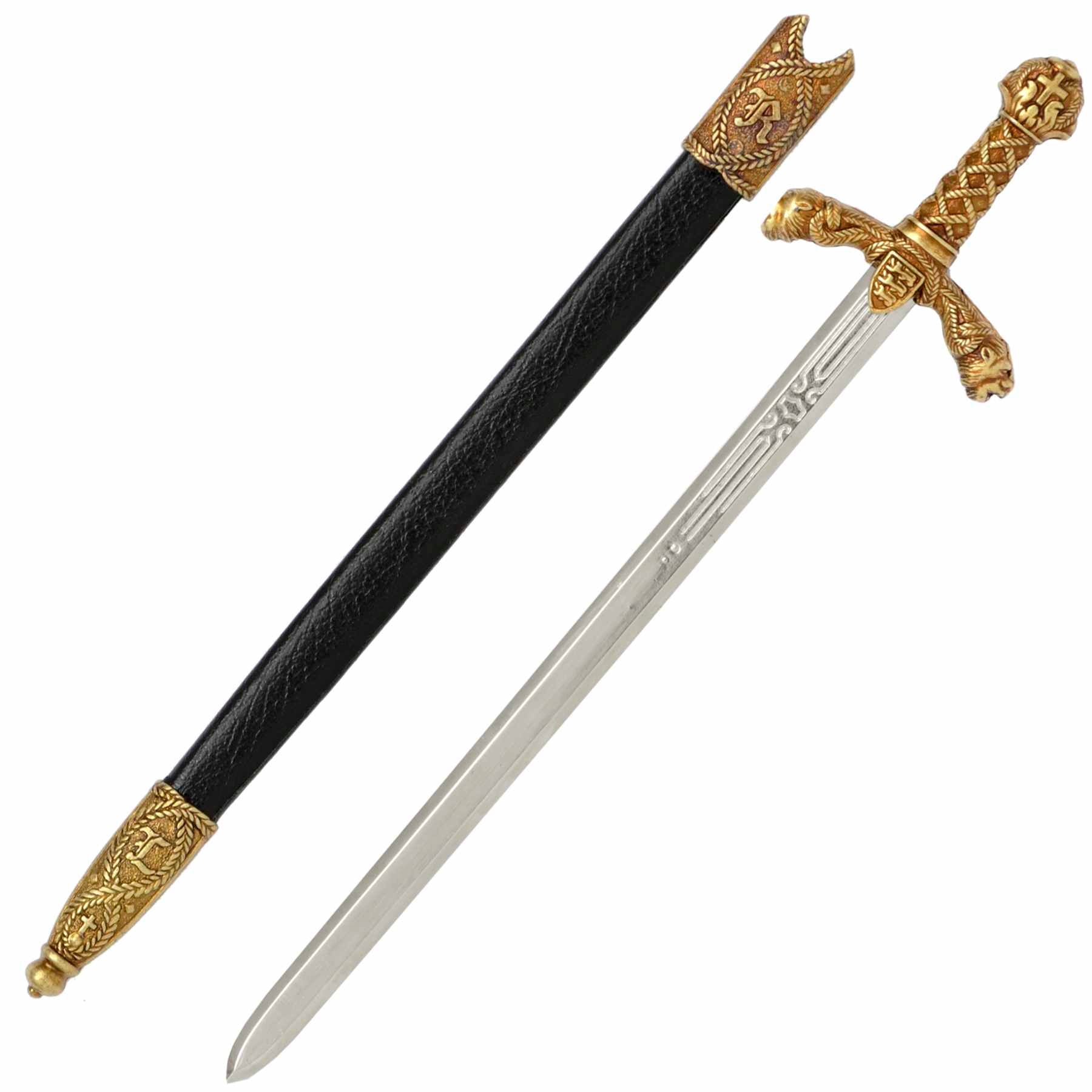 Claymore Sword Letter Opener with Scabbard Denix Replica G3047F - NEXTLEVELUK