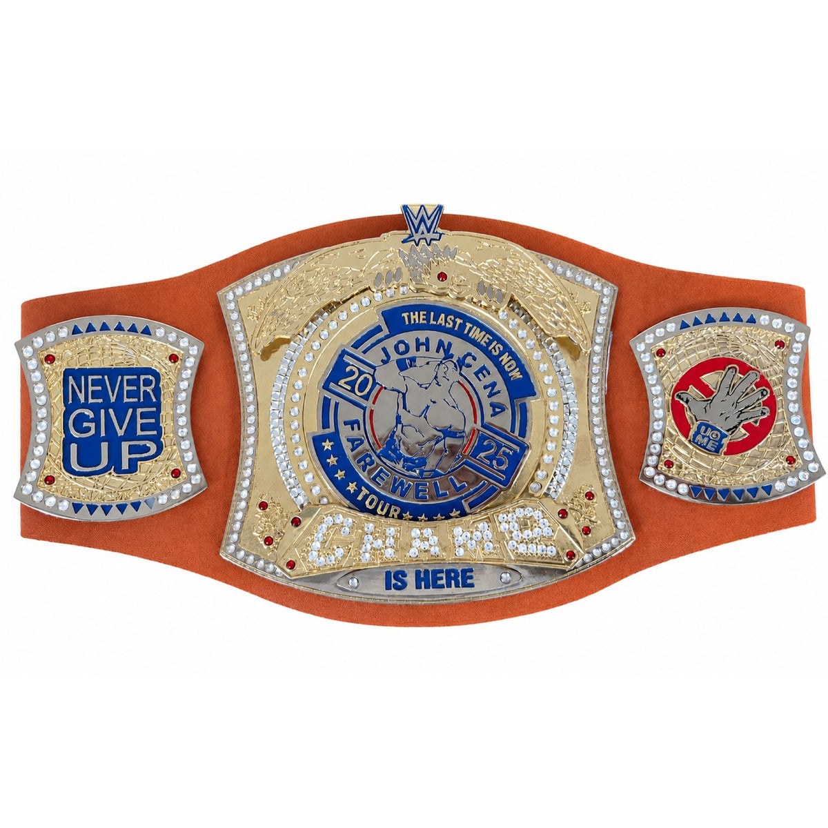 WWE John Cena Farewell Tour 2025 Spinner Championship Belt 6MM Diecast Plate