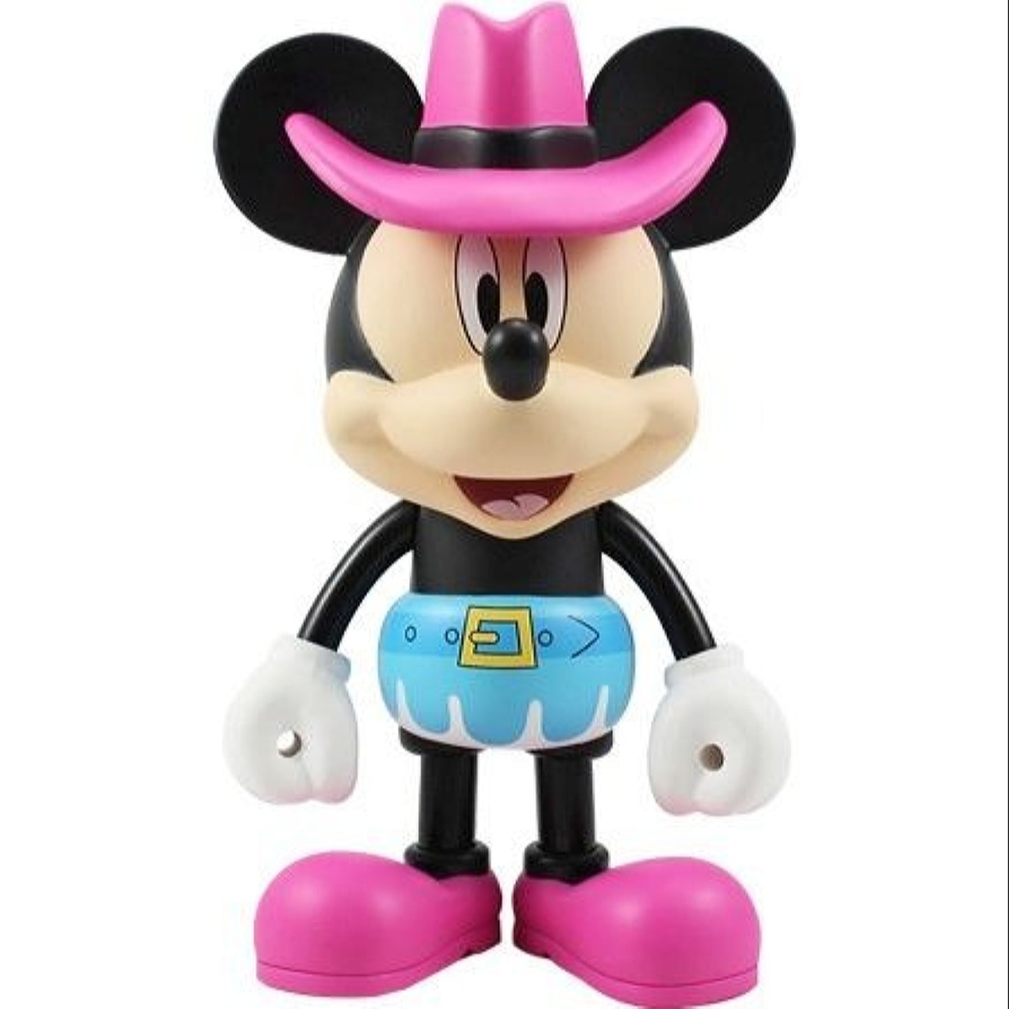 Disney Cowgirl Minnie Mouse Vinyl Art Figure Play Imaginative DAMAGED BOX