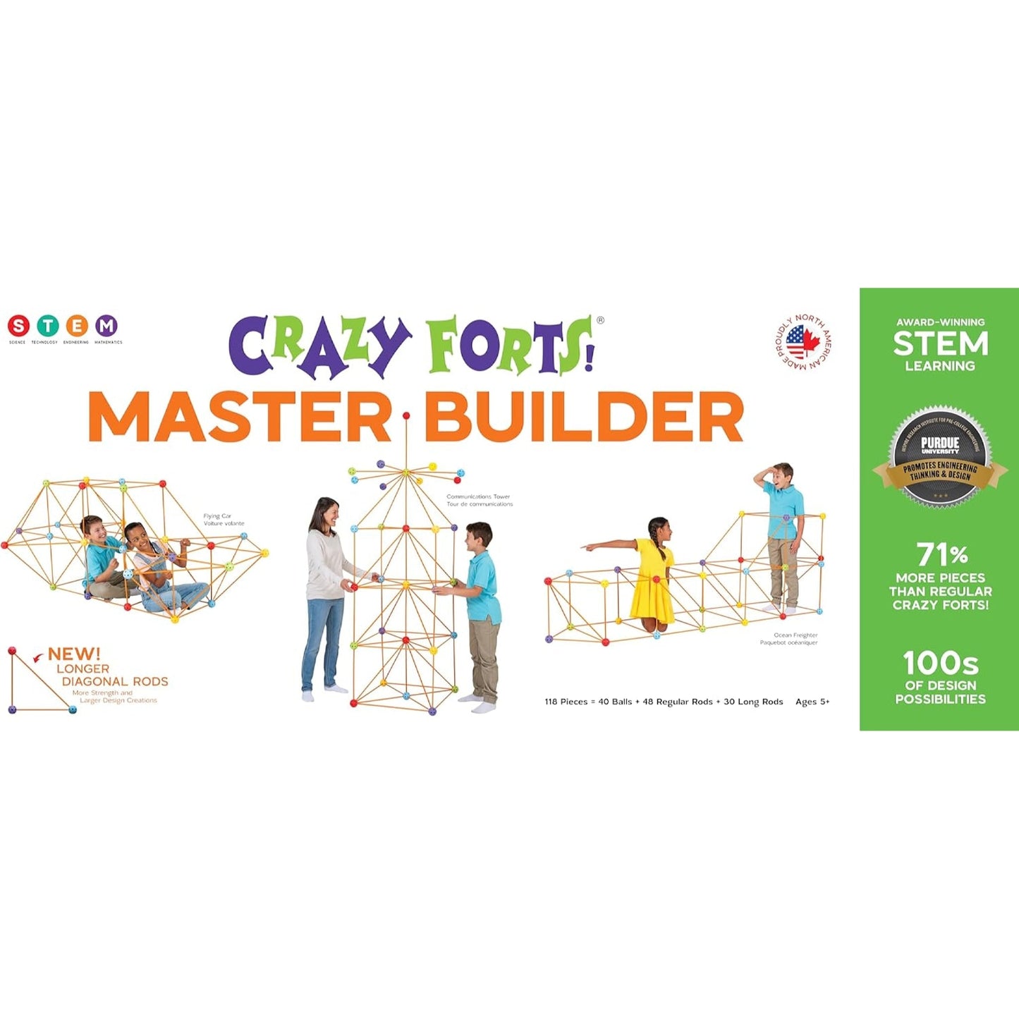 Crazy Forts Master Builder Building Kit - NEXTLEVELUK