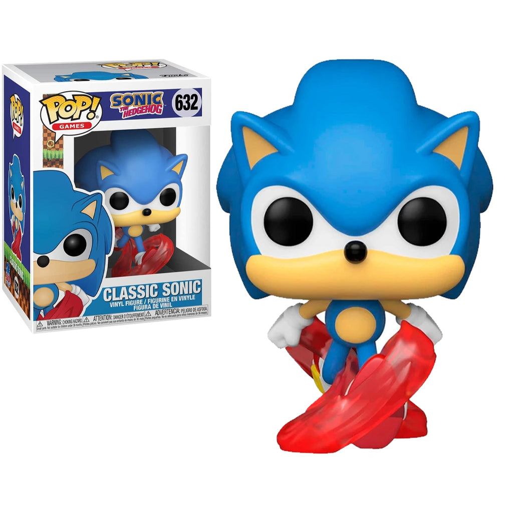 Sonic the Hedgehog Classic Running Pop! Vinyl Figure Funko 632 DAMAGED BOX