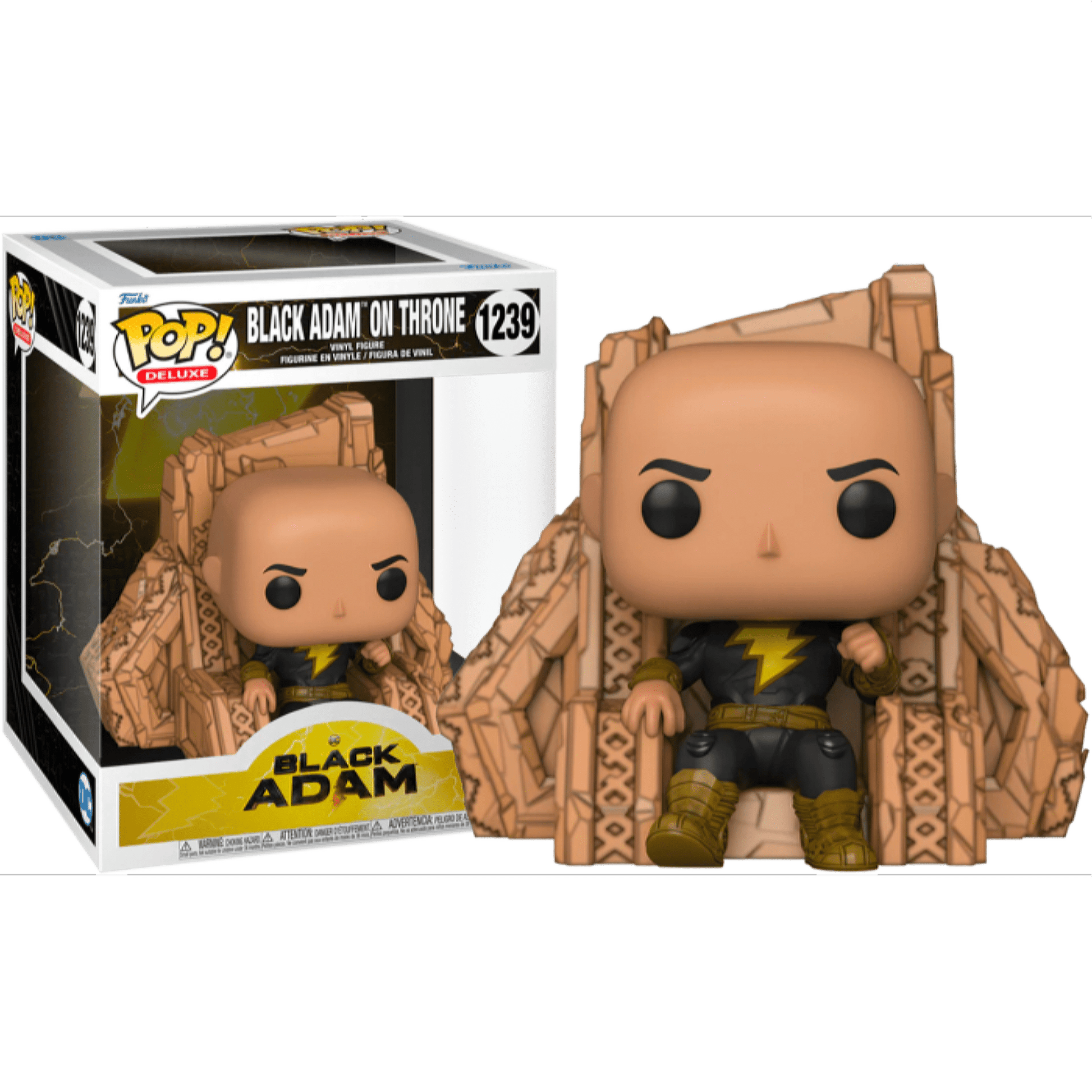 DC Black Adam on Throne Deluxe Funko Pop! Vinyl Figure - NEXTLEVELUK