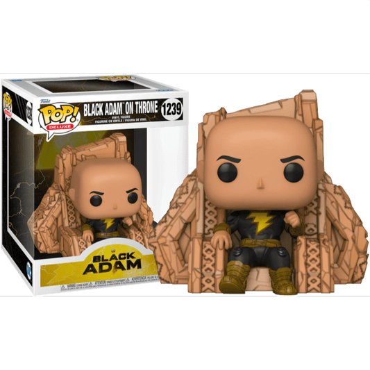 DC Black Adam on Throne Deluxe Funko Pop! Vinyl Figure - NEXTLEVELUK
