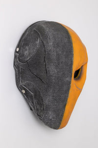 DC Comics Deathstroke Mask Slade Wilson Resin Mask Replica Battle Damaged - NEXTLEVELUK