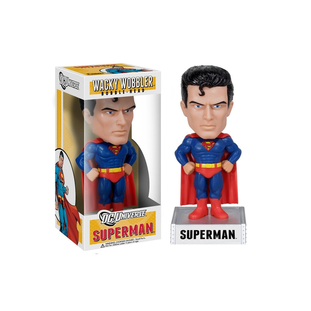 DC Comics Superman Wacky Wobbler Bobble Head DAMAGED BOX