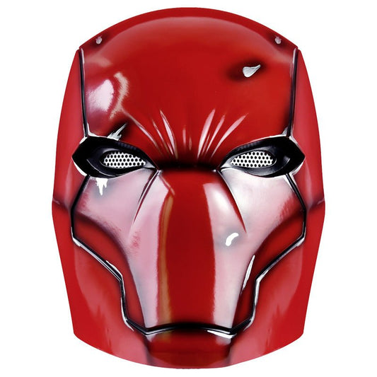 DC Red Hood Helmet Battle Damaged Jason Todd Resin Helmet Replica - NEXTLEVELUK
