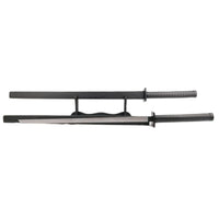 Deadpool Swords Twin Metal Katana Swords with Back Sheath Holder - NEXTLEVELUK