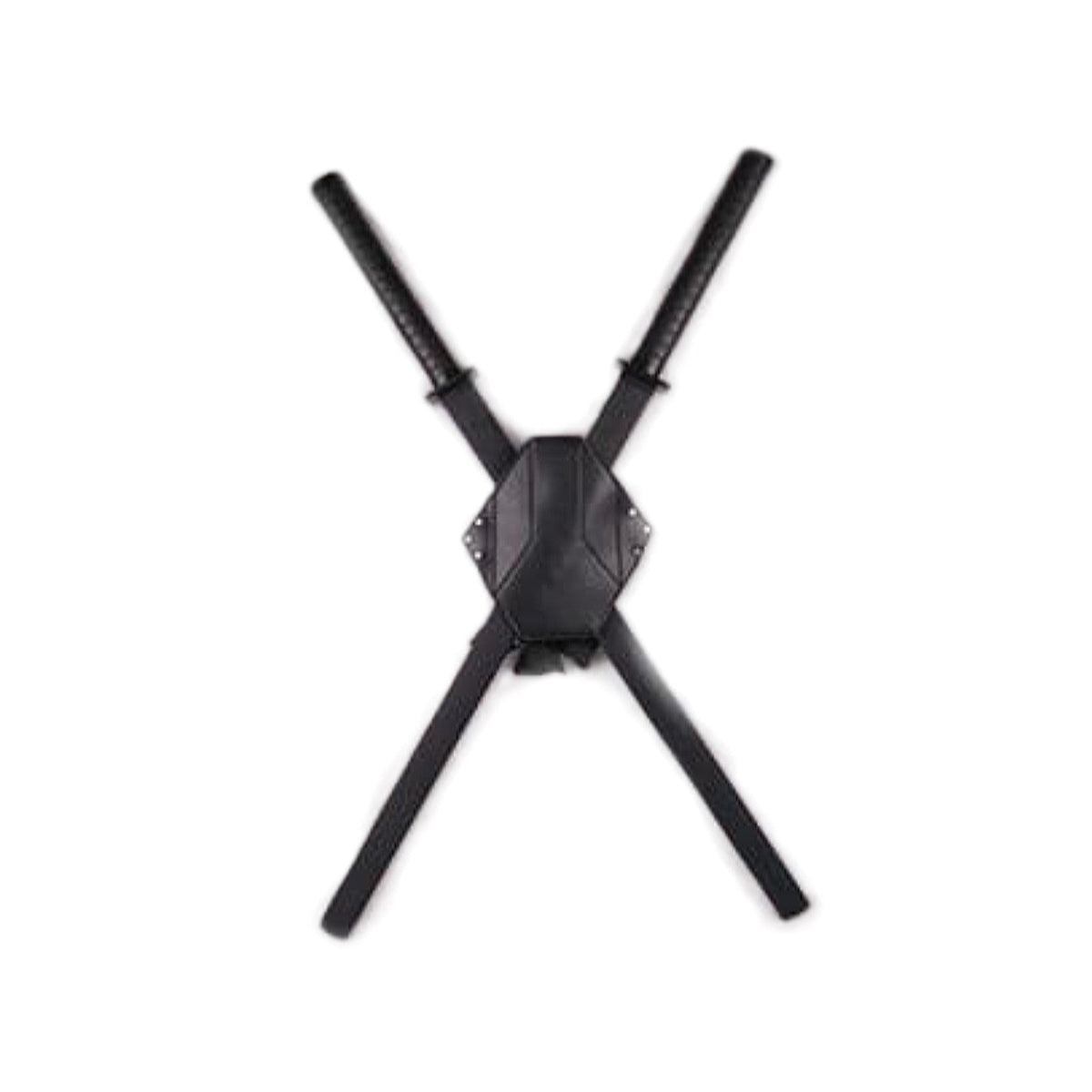 Deadpool Swords Twin Metal Katana Swords with Back Sheath Holder - NEXTLEVELUK