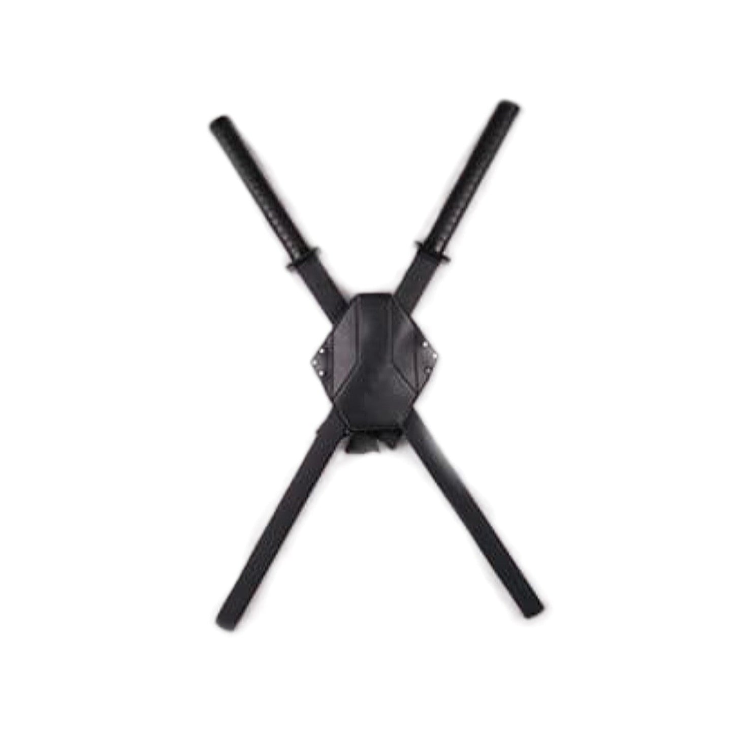 Deadpool Swords Twin Metal Katana Swords with Back Sheath Holder - NEXTLEVELUK