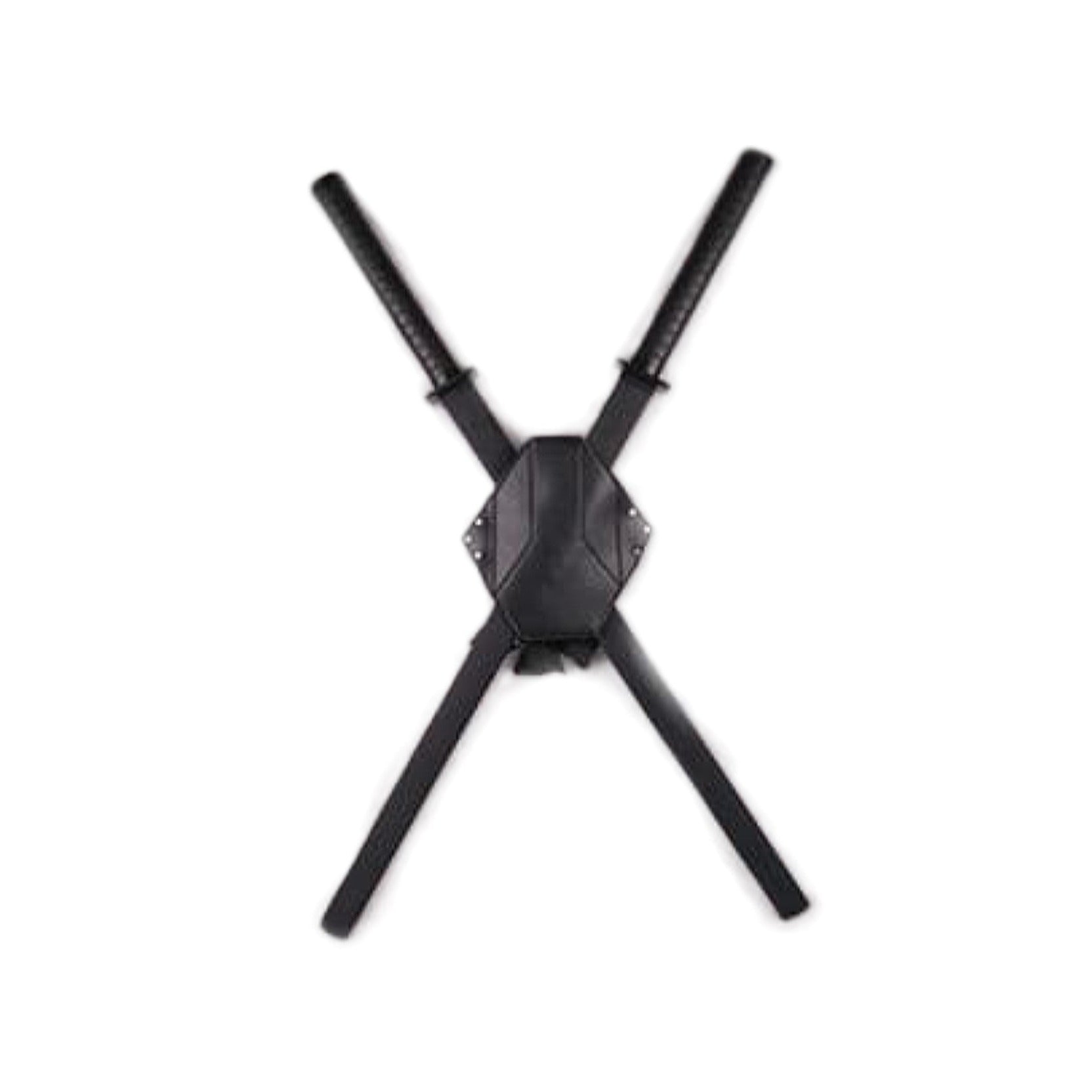 Deadpool Swords Twin Metal Katana Swords with Back Sheath Holder - NEXTLEVELUK