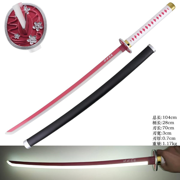 Demon Slayer Kanao Tsuyuri Metal LED Katana Sword