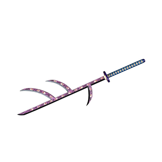Demon Slayer Kokushibo Kyokokukamusari Flesh Nichirin Resin Prop Replica Sword - NEXTLEVELUK