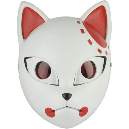 Demon Slayer Mask Tanjiro Warding Mask Kitsune Resin Cosplay Mask - NEXTLEVELUK