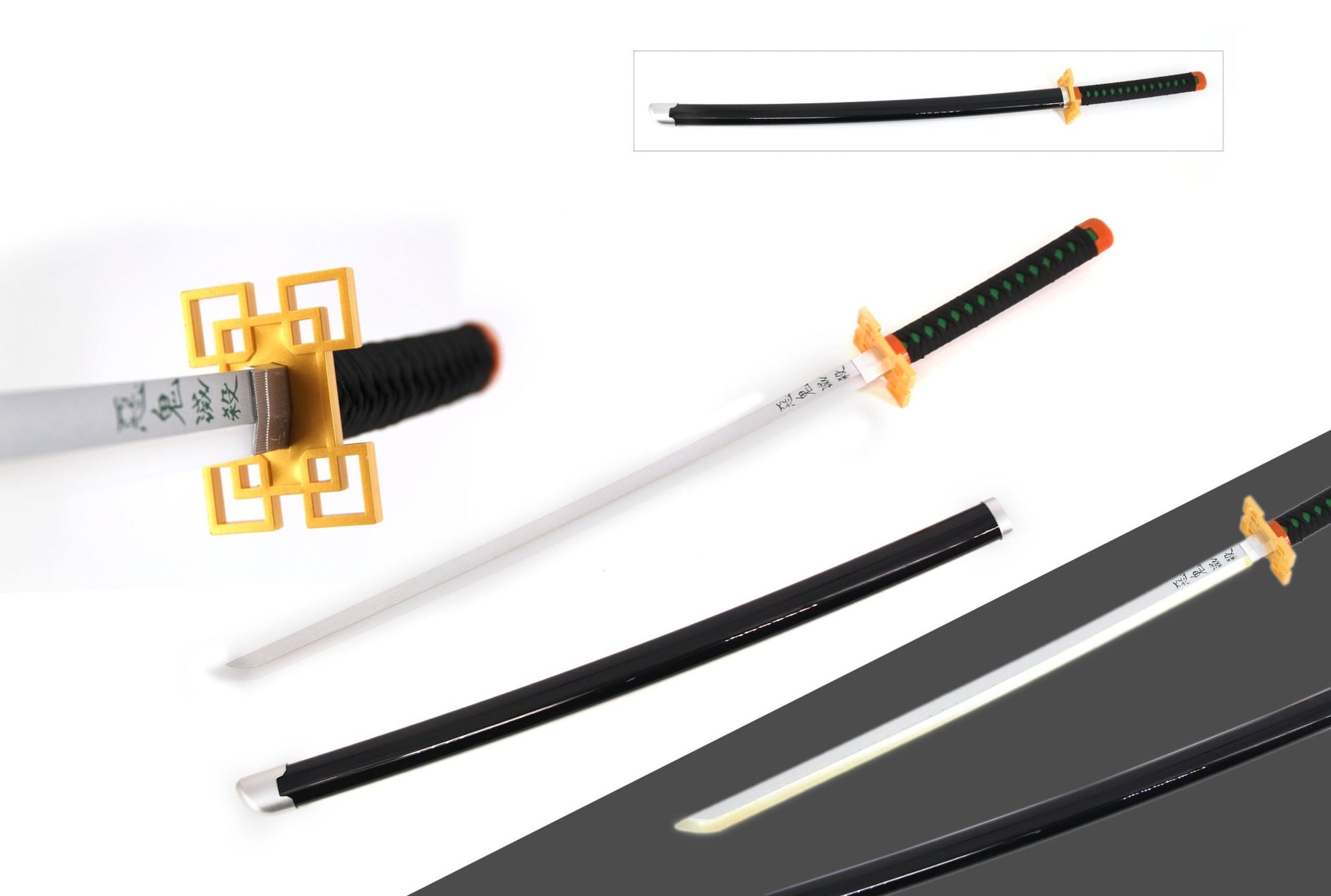 Demon Slayer Muichiro Sword LED Light Up Sword Cosplay Prop Replica - NEXTLEVELUK