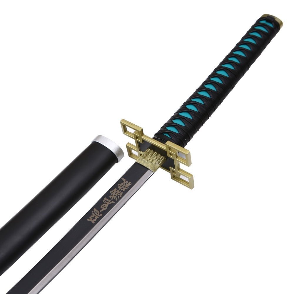 Demon Slayer Muichiro Tokito Metal Katana Sword - NEXTLEVELUK