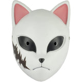 Demon Slayer Sabito Warding Mask Kitsune Resin Cosplay Mask DAMAGED