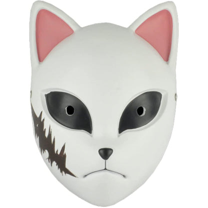 Demon Slayer Sabito Warding Mask Kitsune Resin Cosplay Mask - NEXTLEVELUK