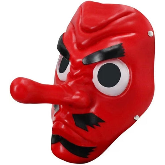 Demon Slayer Sakonji Urokodaki Tanjiro's Mentor Resin Cosplay Mask Replica - NEXTLEVELUK