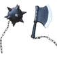 Demon Slayer Sword Gyomei Himejima Nichirin Chained Spiked Flail and Axe Foam Cosplay Prop - NEXTLEVELUK