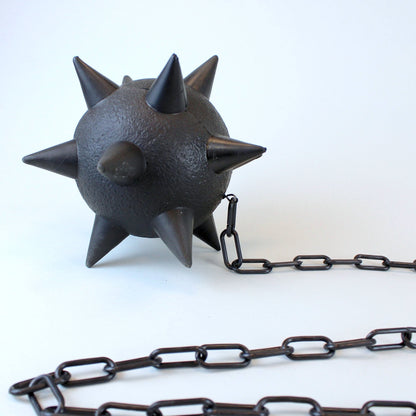 Demon Slayer Sword Gyomei Himejima Nichirin Chained Spiked Flail and Axe Foam Cosplay Prop - NEXTLEVELUK