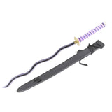 Demon Slayer Sword Iguro Obanai Nichirin Wooden Sword With Sheath Cosplay Prop Replica