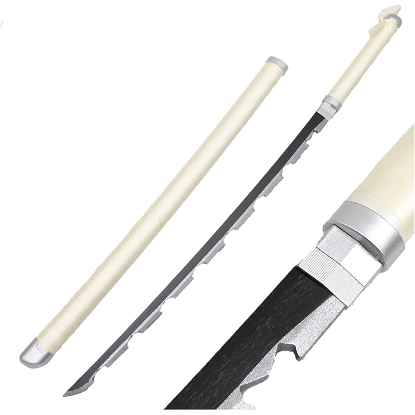 Demon Slayer Sword Inosuke Nichirin Wooden Sword Cosplay (Set Of Two) - NEXTLEVELUK