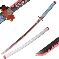 Demon Slayer Sword Mitsuri Kanroji Nichirin Blade Wooden Cosplay Sword - NEXTLEVELUK