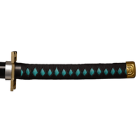 Demon Slayer Sword Muichiro Tokito Nichirin Blade Wooden Cosplay Sword - NEXTLEVELUK