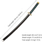 Demon Slayer Sword Muichiro Tokito Nichirin Blade Wooden Cosplay Sword - NEXTLEVELUK