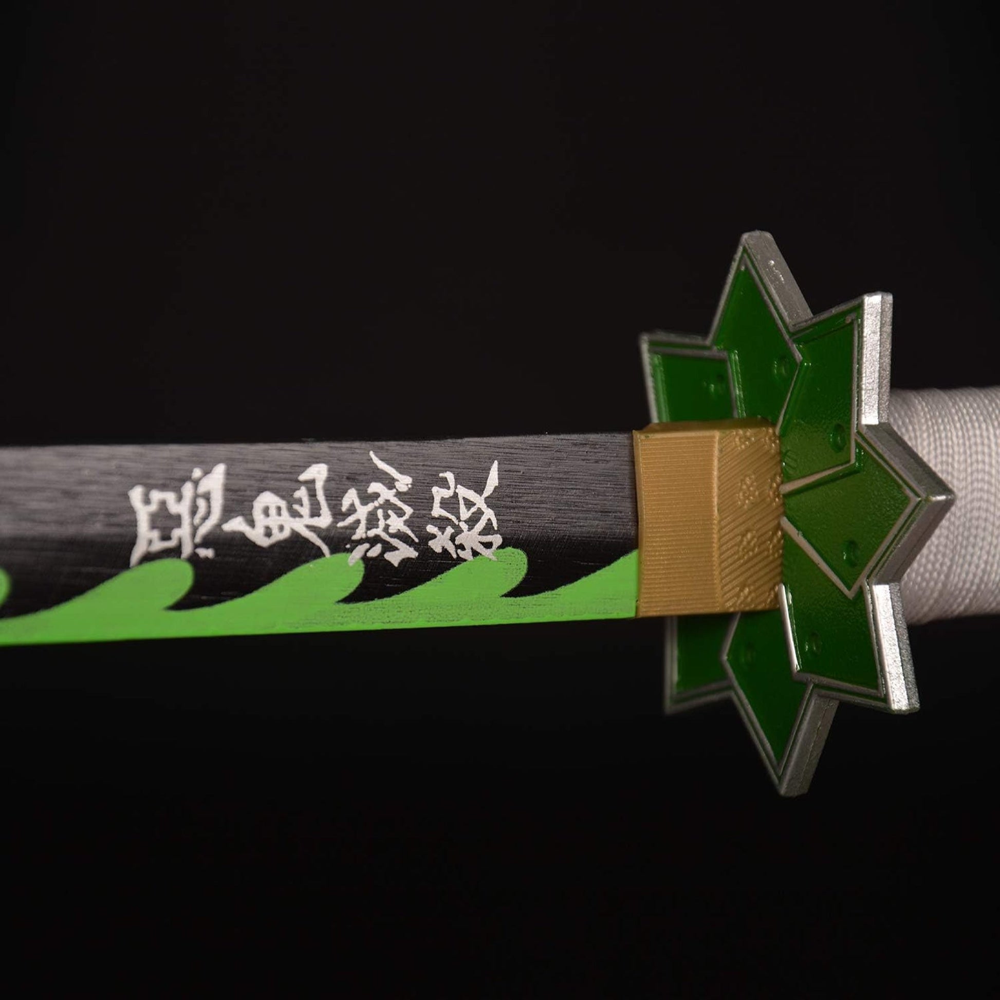 Demon Slayer Sword Shinazugawa Sanemi Bamboo Wood Demon Slayer - NEXTLEVELUK