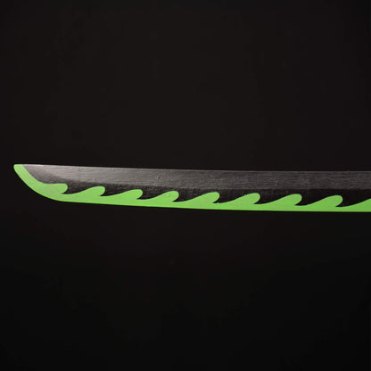 Demon Slayer Sword Shinazugawa Sanemi Bamboo Wood Demon Slayer - NEXTLEVELUK
