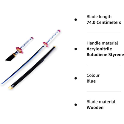 Demon Slayer Sword Tomioka Giyuu Bamboo Sword - NEXTLEVELUK