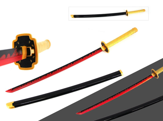 Demon Slayer Sword Tsugikuni Sword LED Light Up Sword Cosplay Prop Replica - NEXTLEVELUK