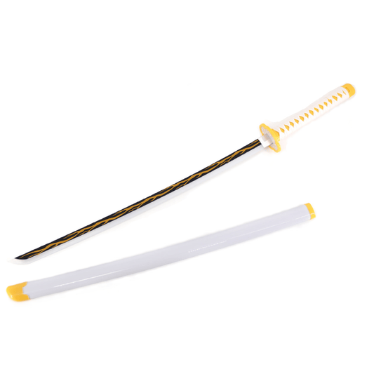 Demon Slayer Sword Zenitsu Sword LED Light Up Sword Cosplay Prop Replica - NEXTLEVELUK