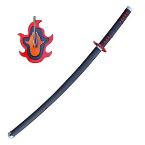 Demon Slayer Tanjiro Rengoku Hilt Metal Sword