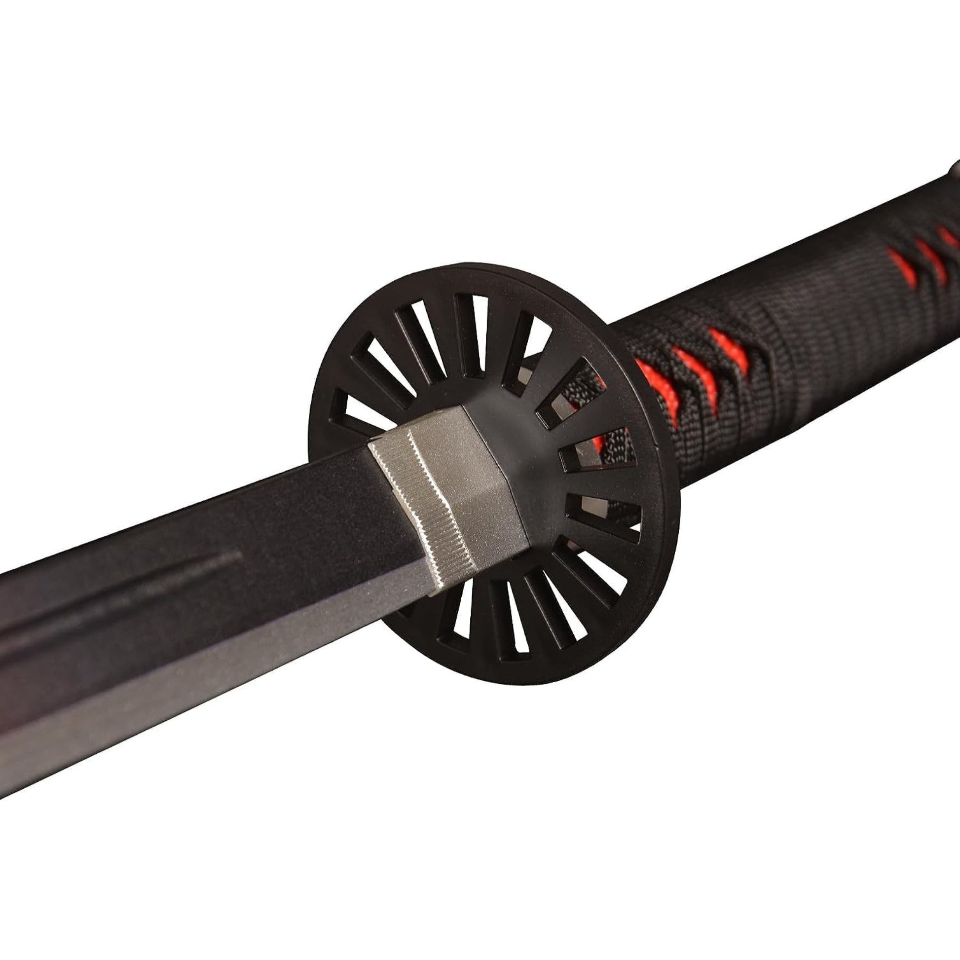 Demon Slayer Tanjiro Kamado Variant 3 Bright Red Fire Blade Nezuko's Blood Wooden Sword - NEXTLEVELUK