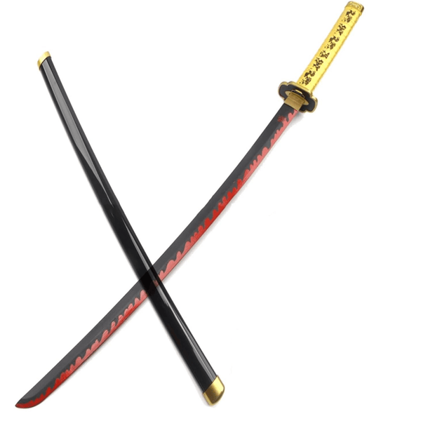 Demon Slayer Tsugikuni Yoriichi Wooden Bamboo Sword