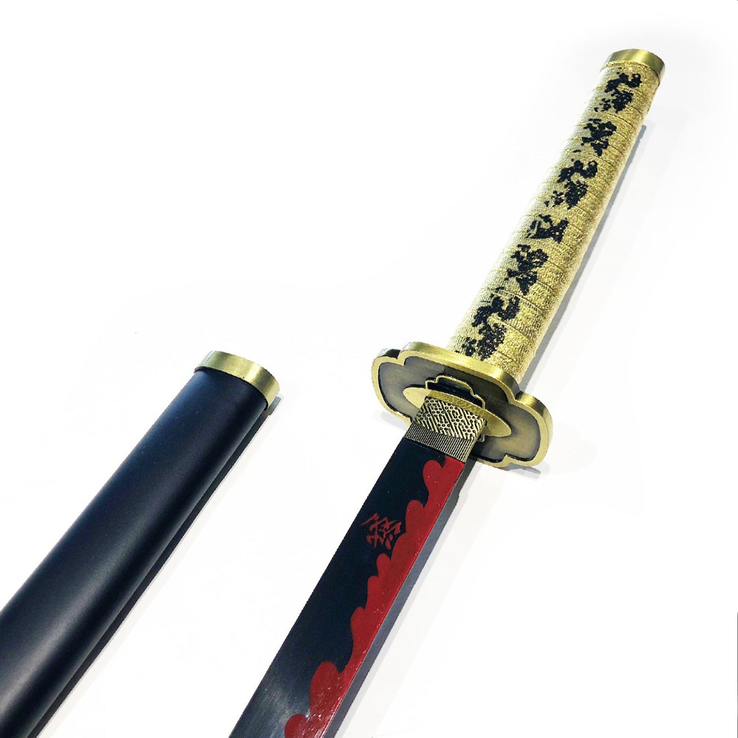 Demon Slayer Yoriichi Tsugikuni Metal Katana Sword - NEXTLEVELUK