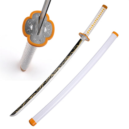 Demon Slayer Zenitsu Agatsuma Bamboo Wood Sword Demon Slayer - NEXTLEVELUK
