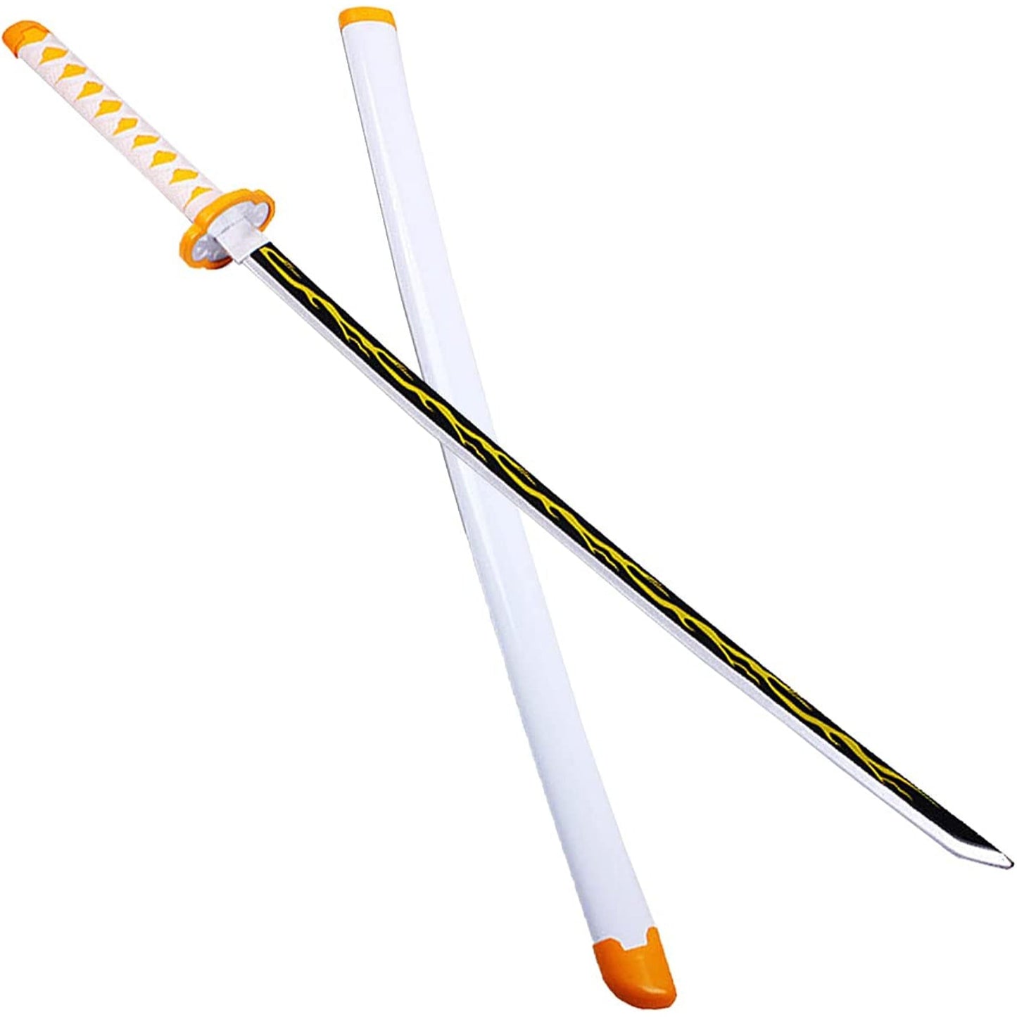 Demon Slayer Zenitsu Agatsuma Bamboo Wood Sword Demon Slayer - NEXTLEVELUK