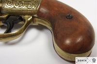 Pepperbox Revolver Flintlock Pistol Denix G5071 — Non-Functional Antique Display Replica